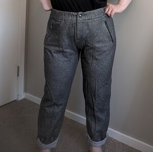 Vintage TILLEY high waisted gray dress jogger.